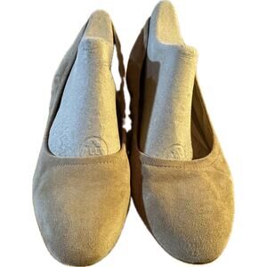 Franco Sarto Women's Slip-On‎ Shoes Brown Suede Size 9.5 Casual